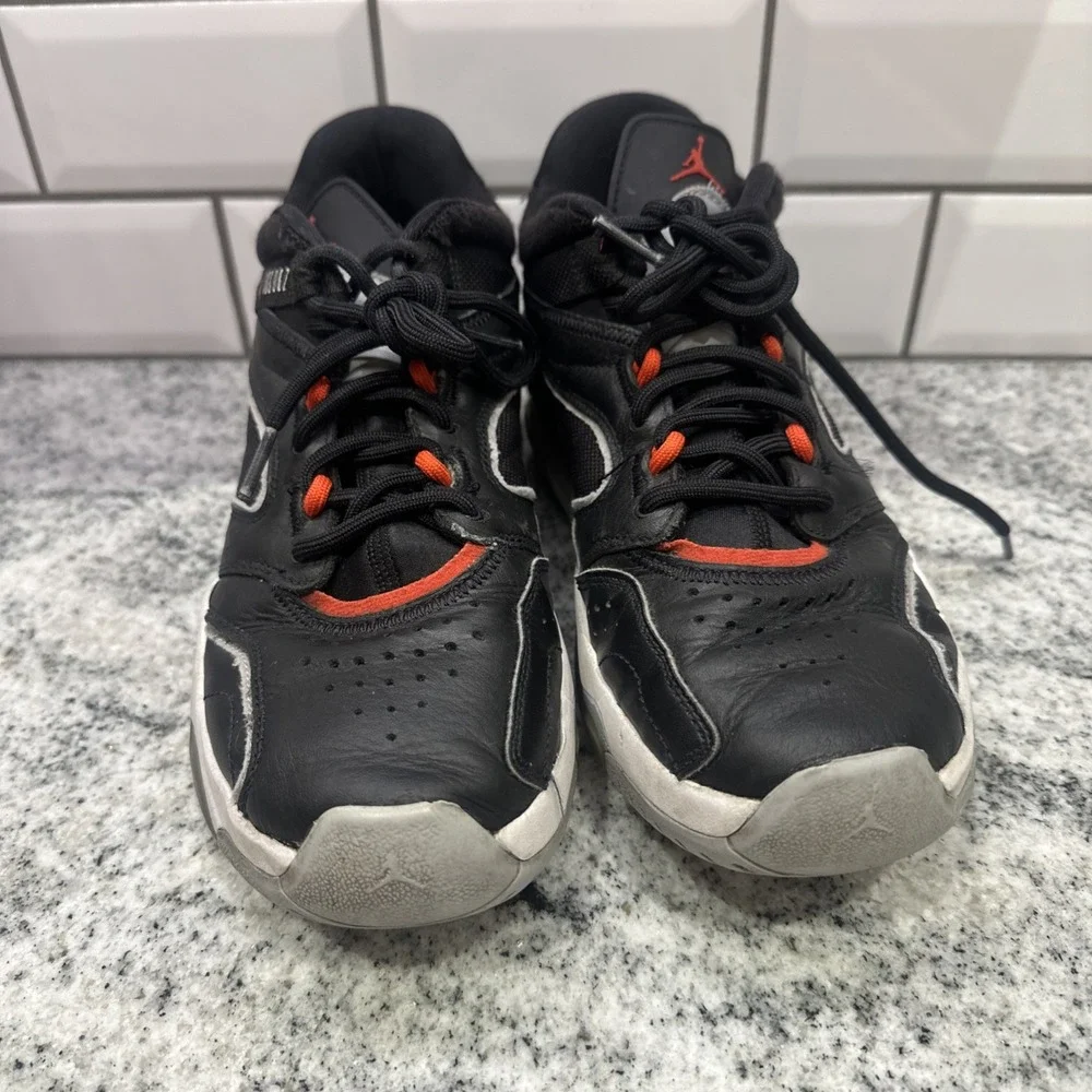 Jordan Air Point Lane Black Cement 2021 Men's 8 Red Basketball Tennis Shoes Used